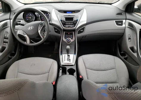 2013 Hyundai Elantra Gls from USA, damaged, VIN 5NPDH4AE0DH257616